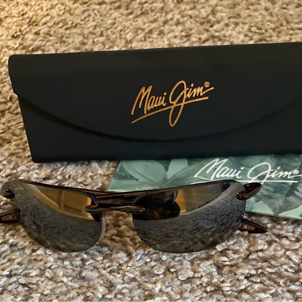 NWOT Maui Jim Sandy Beach Rimless Sunglasses